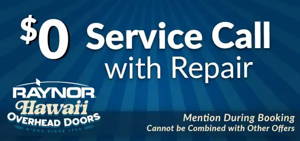 $0 service call with repair