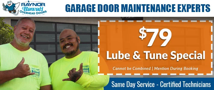 garage door maintenance in aiea